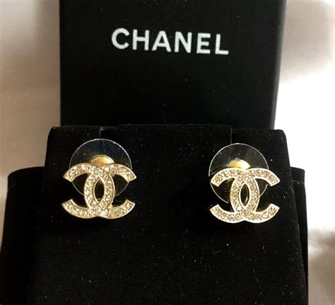 chanel cc classic earrings|chanel classic earrings uk price.